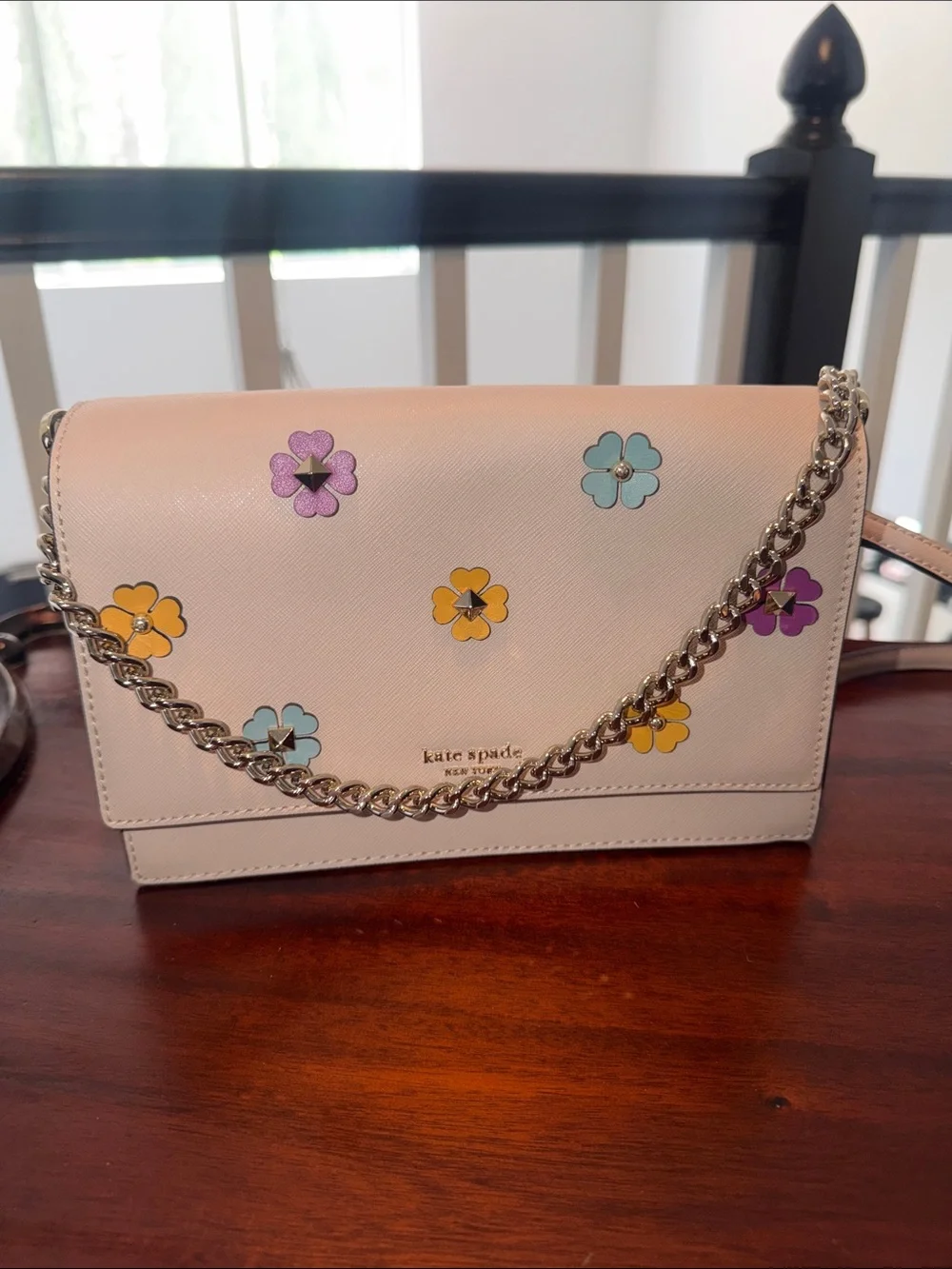 Kate Spade Cameron Spade Flower Applique Crossbody Bag